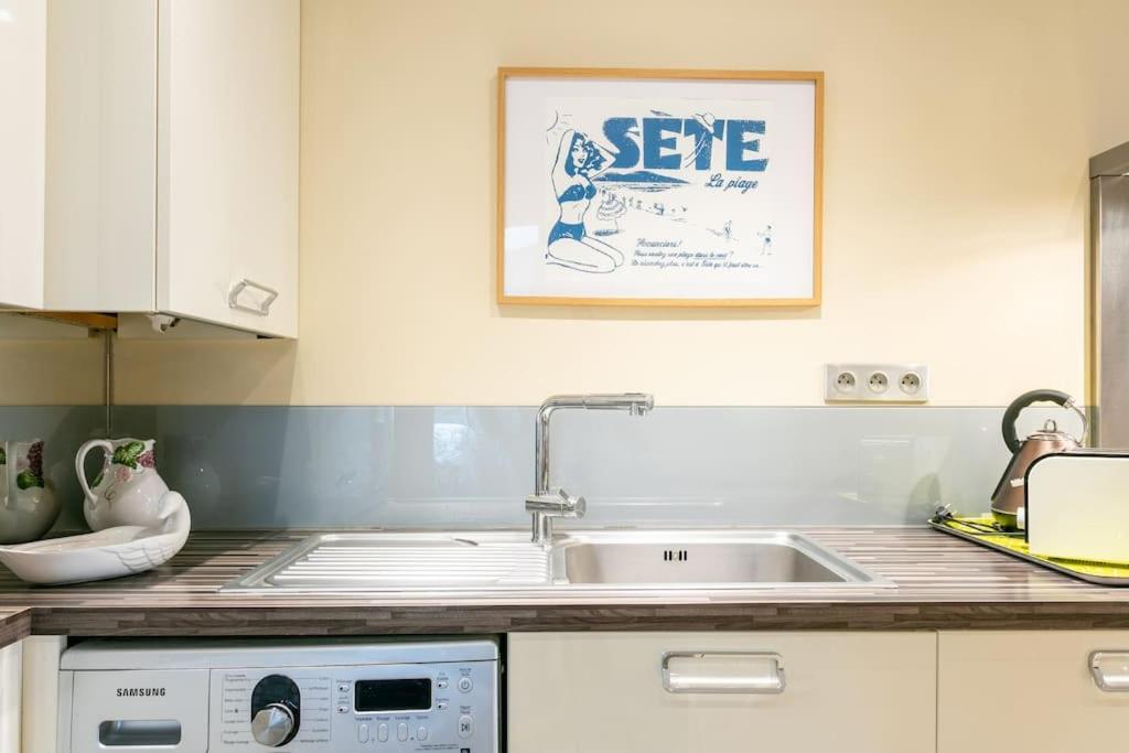 Appartement T4 Centre Ville Sete Tout Confort 3 Chambres Exterior foto